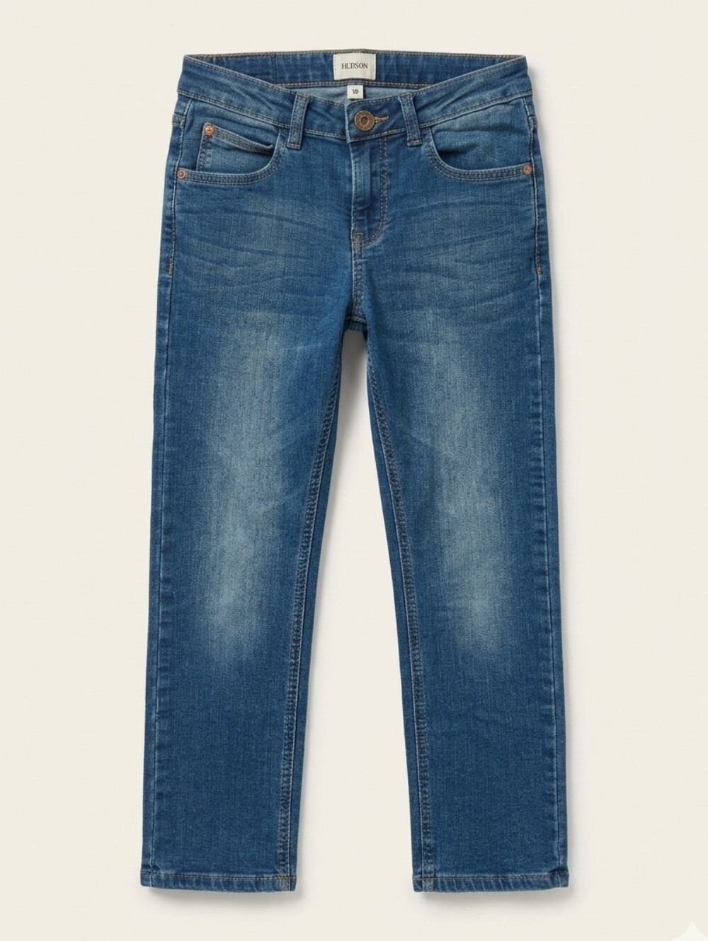 864 HUDSON Kids Girls Stretch Skinny Jeans Medium Wash Blue Size 10